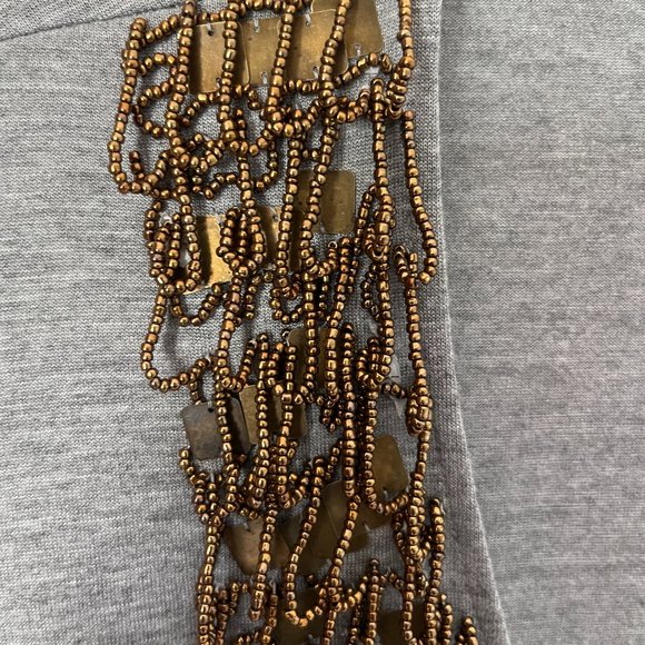 Embellished tee with beading and paillettes - Picture 4 of 7